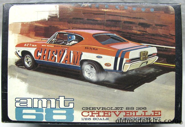 AMT 1/25 1968 Chevelle SS 396, 5628-200 plastic model kit